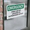 Signmission First Aid Kit Located In Supervisor Office, 7 in W x Rectangle, Vinyl Decal OS-2PACK-EM-D-57-L-10374 - alternate 4